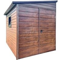 Schowek Domek Ogrodowy 3x2m Brama dwuskrzydłowa okno Dach spad w bok TS885