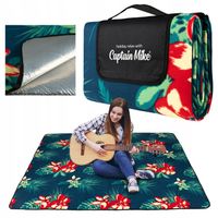 Koc Piknikowy, Mata Plażowa z Izolacją Wodoodporna 180x200 cm Captain Mike