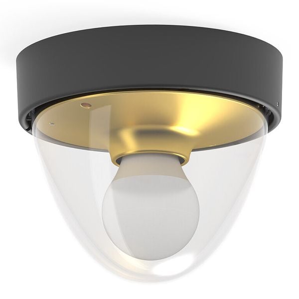 Przysufitowa lampa outdoor NOOK 7976 tarasowy plafon IP44 czarny zdjęcie 1