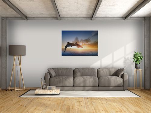 Obraz Delfiny 100x70 WZORY na Arena.pl