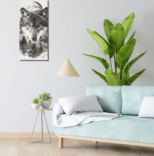 Obraz 30x70cm Wilczy Duch Lasu na Arena.pl