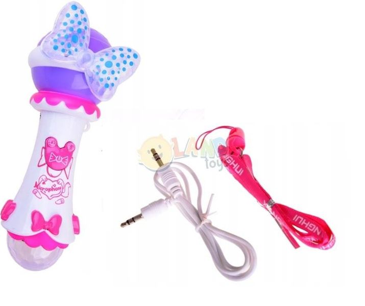 LT104B BAJKOWY MIKROFON KARAOKE DLA DZIECI NAGRYWANIE PIOSENKI zdjęcie 2
