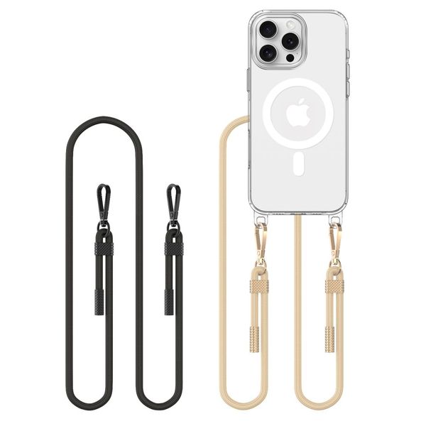 Etui Tech-Protect FlexAir Chain MagSafe TPU i PC DO iPhone 16 Pro Max Czarn zdjęcie 1