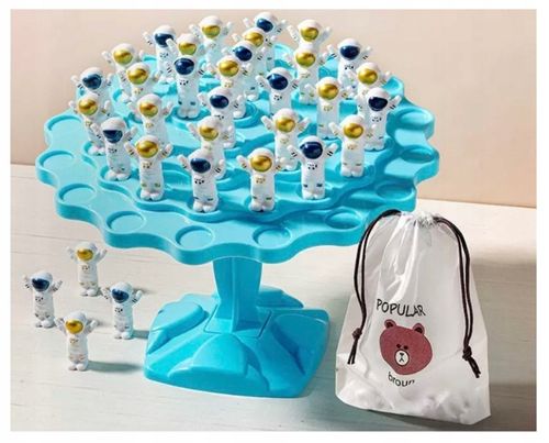 GRA ZRĘCZNOŚCIOWA BALANSUJĄCY ASTRONAUCI 60 Elementów Dla Dzieci i Rodziny na Arena.pl