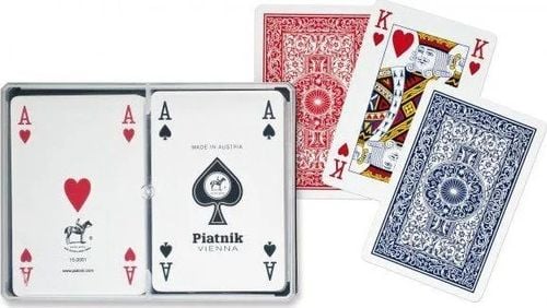 Karty standard "Plastic" 2 talie Piatnik na Arena.pl