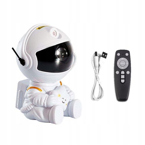 Projektor GWIAZD ASTRONAUTA KOSMOS NEBULA z Pilotem RZUTNIK LED USB na Arena.pl