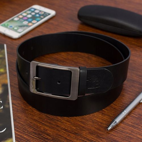 Skórzany pasek damski do spodni sukienki czarna skóra nat 4 cm na Arena.pl