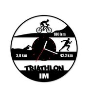 Zegar ścienny z płyty winylowej Triathlon IM 9.8