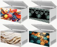 Naklejka samoprzylepna okleina na zamrażarkę zmywarkę pralkę RÓŻNE WZORY