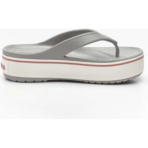 Crocs CROCBAND PLATFORM FLIP 04M LIGHT GREY ROSE M5 na Arena.pl