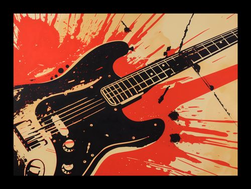 Plakat 18x13cm Gitara Elektryczna na Arena.pl