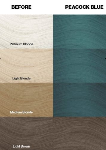 CRAZY COLOR Krem do koloryzacji włosów No. 45 - Peacock Blue - 100ml na Arena.pl