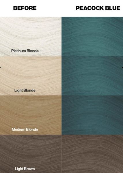 CRAZY COLOR Krem do koloryzacji włosów No. 45 - Peacock Blue - 100ml zdjęcie 2