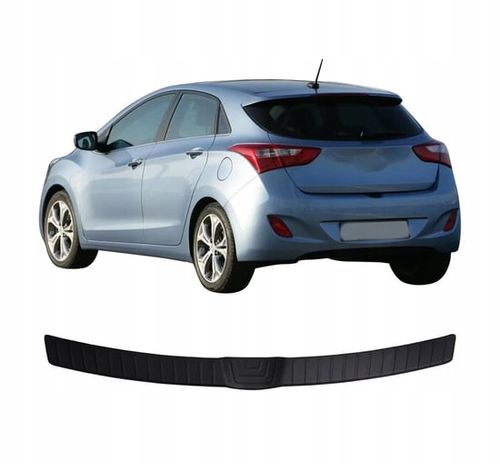 HYUNDAI i30 SW AB 2012 Listwa Nakładka na Zderzak Tylni Czarna ABS na Arena.pl