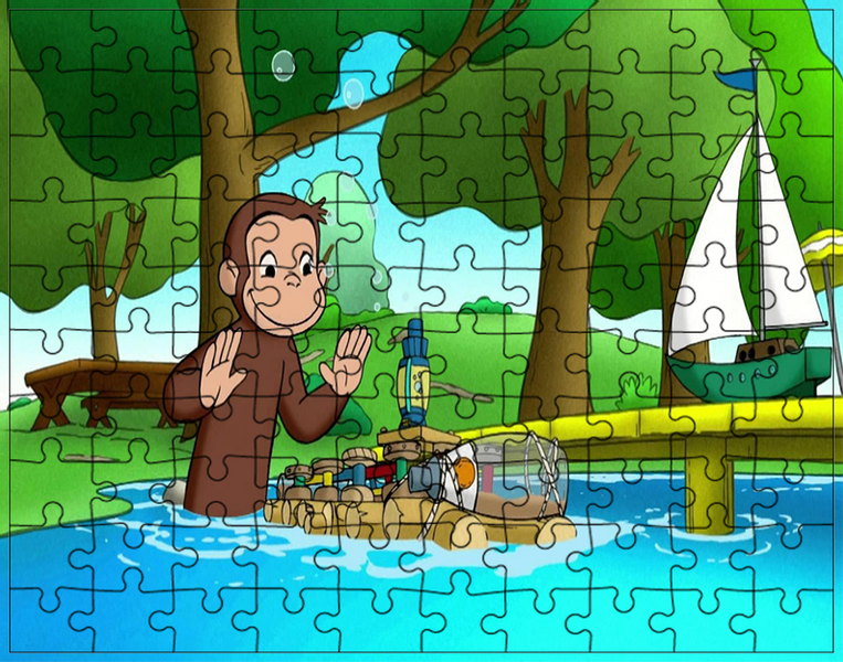 Puzzle Ciekawski George zdjęcie 1