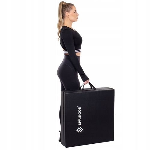 MATERAC DO ĆWICZEŃ FITNESS JOGI SKŁADANY GIMNASTYCZNY MATA DUŻA WYTRZYMAŁA na Arena.pl