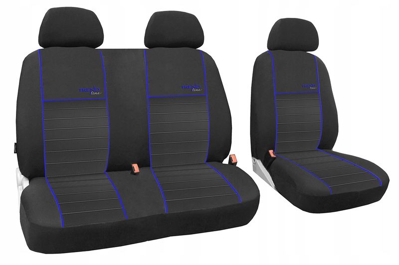 Pokrowce na fotele 2+1 RENAULT MASTER (do 2010r) zdjęcie 8