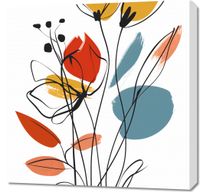Obraz 70x70cm Ogród przy Lecie