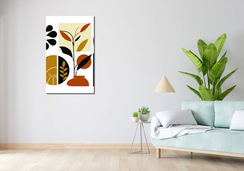 Obraz 60x100cm Kolaż Botaniczny na Arena.pl