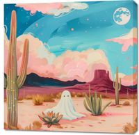 Obraz 90x90cm Duch Między Kaktusami