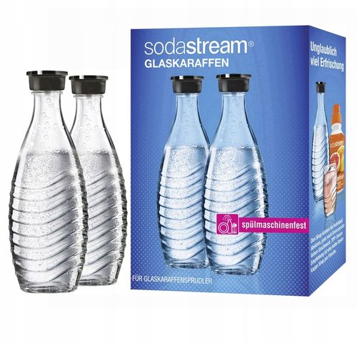 SZKLANE BUTELKI SODASTREAM KARAFKI DO SATURATORA CRYSTAL 2SZT 0,6L na Arena.pl
