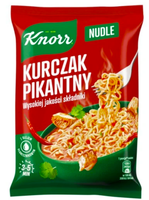 KNOR KURCZAK PIKANTNY 63G ZUPA BŁYSKAWICZNA NUDLE