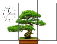 90CM 70 ZEGAR 3 ELEM BONSAI SCIENNY DRUK