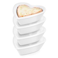 4x Naczynie Zapiekania Żaroodporne Miska Miseczka Kokilka Ceramiczna 35 ml
