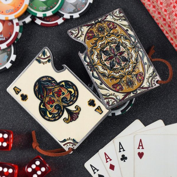 Otwieracz Do Butelek Piwa Kapsli Karta Do Gry Stal zdjęcie 5