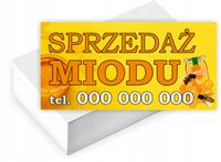 Wizytówki firmowe reklamowe 100szt duży wybór wzorów SPRZEDAŻ MIODU