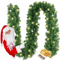 GIRLANDA ŚWIĄTECZNA CHOINKOWA LED ŚWIETLNA ŁAŃCUCH GAŁĄZKI CHOINKI ŚWIĘTA