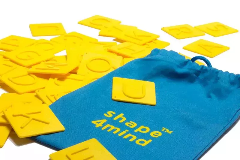 Shape4mind Duże Litery 156 sztuk zdjęcie 1