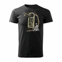 Koszulka na ryby dla wędkarza wędkarska fishing karp męska czarna REGULAR S