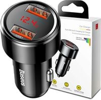 Baseus Szybka ładowarka samochodowa 2xUSB QC3.0 6A
