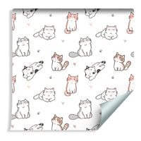 Tapeta Dla Dzieci - Kotki jak z Kreskówki