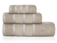 Ręcznik Kąpielowy GINO Beżowy 30x50