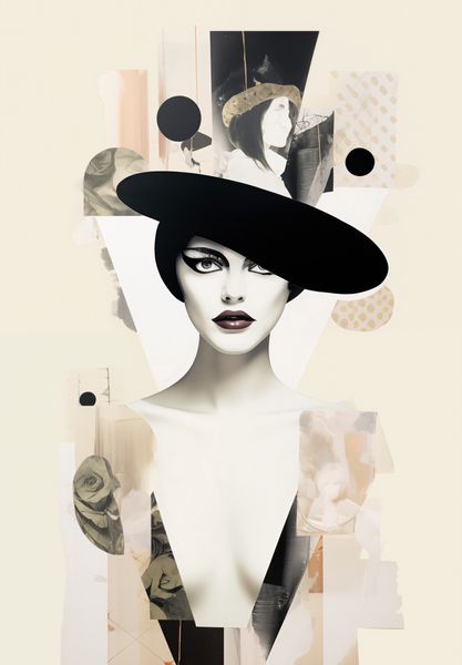 Plakat 68x98cm Portret en Décalage zdjęcie 1