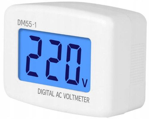 Cyfrowy woltomierz tester miernik napięcia w sieci w gniazdku AC 80-300V na Arena.pl