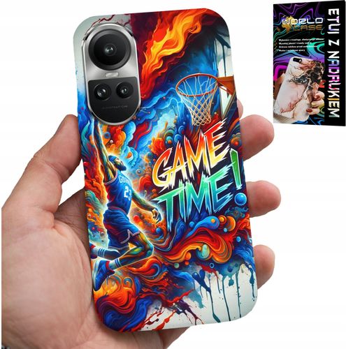 ETUI DO OPPO RENO10 PRO 5G - KOSZYKÓWKA NBA GAME TIME, CASE + FOLIA na Arena.pl