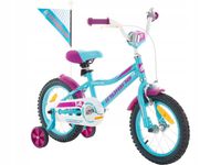 Rower dziecięcy INDIANA Roxy Kid 14 cali dla dziewczynki Turkusowy
