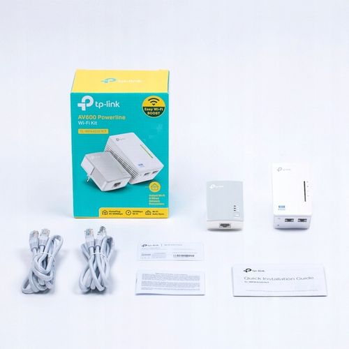 Transmiter sieciowy Power Line TP-Link TL-WPA4220KIT z WiFi zestaw na Arena.pl