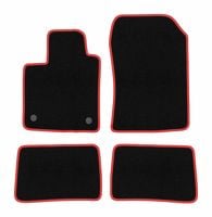 Dywaniki welurowe CARLUX-RED do Renault Twingo II 2007-2014 czarne