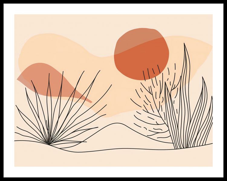 Plakat 65x50cm Miękka Roślinność zdjęcie 3