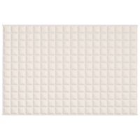 Koc obciążeniowy, kremowy, 122x183 cm, 5 kg, tkanina