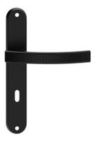 KLAMKA DRZWIOWA ASTRA 72MM NA KLUCZ KOLOR CZARNY