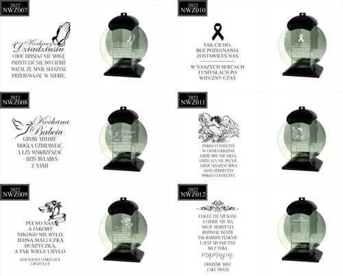 ZNICZ SZKLANY grawer CÓRECZKO na Arena.pl