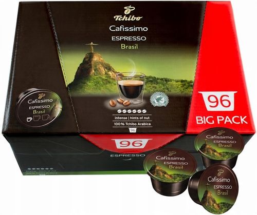 TCHIBO CAFISSIMO ESPRESSO BRASIL 96 sztuk BIG PACK na Arena.pl