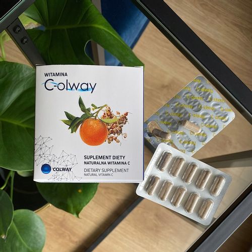 Witamina C COLWAY: Ekstrakt z gorzkiej pomarańczy i kiełkujące gryki 100kap na Arena.pl