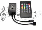 Kontroler muzyki sterownik do taśm RGB+pilot