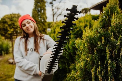 NOŻYCE ELEKTRYCZNE DO ŻYWOPŁOTU KRZEWÓW GAŁĘZI SEKATOR LEHMANN 1500W OSTRE na Arena.pl